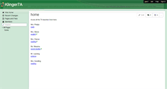 Desktop Screenshot of klinger7a.wikispaces.com