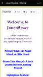 Mobile Screenshot of jouettspace.wikispaces.com