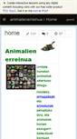 Mobile Screenshot of animalienerreinua.wikispaces.com