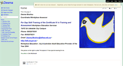 Desktop Screenshot of desma.wikispaces.com