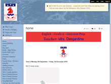 Tablet Screenshot of graystonprep-grade6-english.wikispaces.com