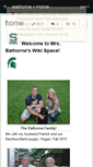 Mobile Screenshot of eathorne.wikispaces.com