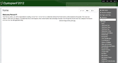 Desktop Screenshot of dystopianf2012.wikispaces.com