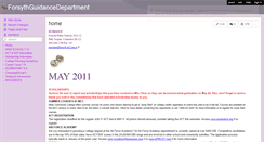 Desktop Screenshot of forsythguidancedepartment.wikispaces.com