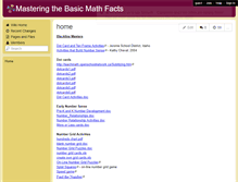 Tablet Screenshot of iu12mathfacts.wikispaces.com