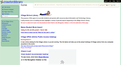 Desktop Screenshot of crawfordlibrary.wikispaces.com