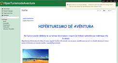 Desktop Screenshot of hiperturismodeaventura.wikispaces.com