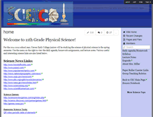 Tablet Screenshot of cec-physicalscience.wikispaces.com