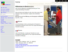 Tablet Screenshot of eineweltlabor.wikispaces.com