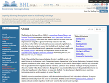Tablet Screenshot of biodivlib.wikispaces.com