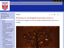 Tablet Screenshot of dggsa2englishliterature2010-11.wikispaces.com