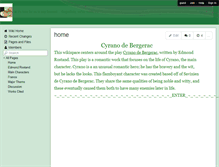 Tablet Screenshot of cyrano-de-bergerac.wikispaces.com