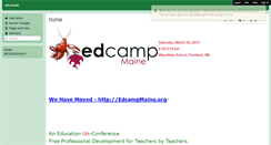 Desktop Screenshot of edcampme.wikispaces.com