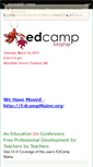 Mobile Screenshot of edcampme.wikispaces.com
