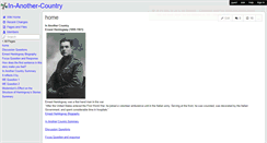 Desktop Screenshot of in-another-country.wikispaces.com