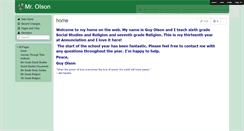 Desktop Screenshot of guyolson.wikispaces.com
