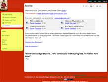 Tablet Screenshot of delauderdiggs.wikispaces.com