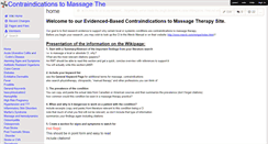 Desktop Screenshot of contraindications.wikispaces.com