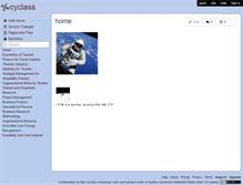 Tablet Screenshot of cyclass.wikispaces.com