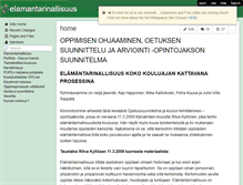 Tablet Screenshot of elamantarinallisuus.wikispaces.com
