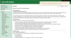 Desktop Screenshot of groundbreakers.wikispaces.com