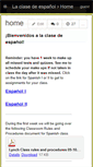 Mobile Screenshot of lynchspanish.wikispaces.com