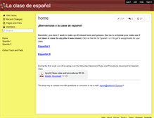 Tablet Screenshot of lynchspanish.wikispaces.com