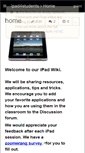 Mobile Screenshot of ipad4students.wikispaces.com