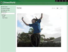 Tablet Screenshot of chloesworld.wikispaces.com