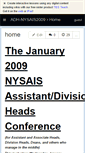 Mobile Screenshot of adh-nysais2009.wikispaces.com