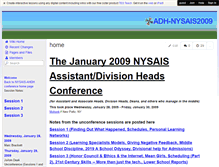 Tablet Screenshot of adh-nysais2009.wikispaces.com