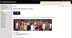 Desktop Screenshot of galileoedscohort.wikispaces.com