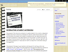 Tablet Screenshot of interactive-notebooks.wikispaces.com
