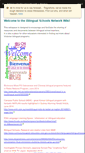 Mobile Screenshot of bilingualschoolsnetwork.wikispaces.com
