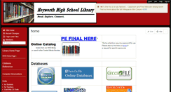 Desktop Screenshot of heyhighlibrary.wikispaces.com