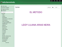 Tablet Screenshot of leticitametodo.wikispaces.com