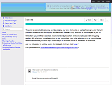 Tablet Screenshot of ircstrugglingreaders.wikispaces.com