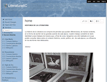 Tablet Screenshot of literatura4c.wikispaces.com