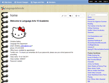 Tablet Screenshot of languagearts10ac.wikispaces.com