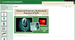 Desktop Screenshot of guionradio2009iimte.wikispaces.com