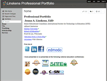 Tablet Screenshot of linskensportfolio.wikispaces.com