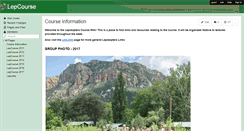 Desktop Screenshot of lepcourse.wikispaces.com