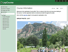 Tablet Screenshot of lepcourse.wikispaces.com