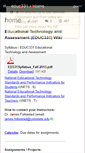 Mobile Screenshot of educ331.wikispaces.com