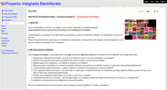 Desktop Screenshot of ieselpalo-proyecto1.wikispaces.com