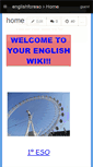Mobile Screenshot of englishforeso.wikispaces.com