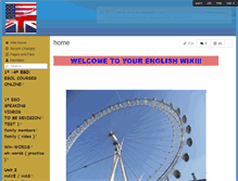 Tablet Screenshot of englishforeso.wikispaces.com