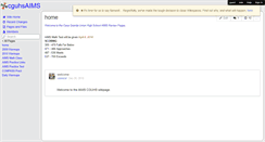 Desktop Screenshot of cguhsaims.wikispaces.com