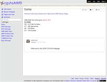 Tablet Screenshot of cguhsaims.wikispaces.com