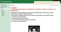 Desktop Screenshot of horacioquiroga.wikispaces.com